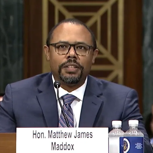 Portrait of U.S. District Judge Matthew J. Maddox