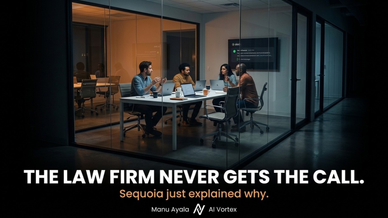 The law firm never gets the call — Sequoia Capital explains why $60 billion in legal work is moving to AI-native autopilot firms